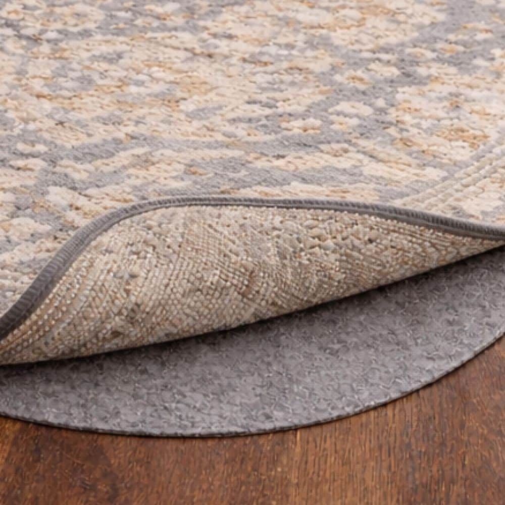 Mohawk Home 8 ft. x 8 ft. Round Interior Dual Surface Thin Lock
