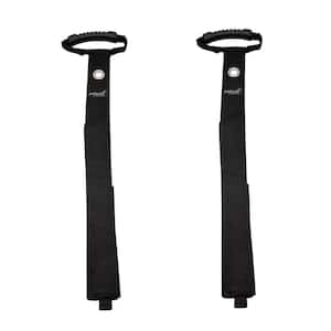 40 in. Extension Cord Storage Strap Cable Organizer Heavy-Duty Hook and Loop Straps with Grommet and Handle (2-Pack)