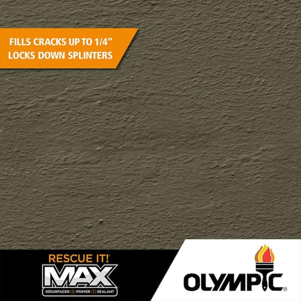 Olympic Rescue It 3 gal. Pewter Deck Resurfacer and Primer with Sealant