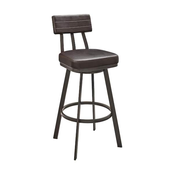 Reviews for Armen Living Jinab 38-42 in. Brown/Brown Metal 30 in. Bar ...