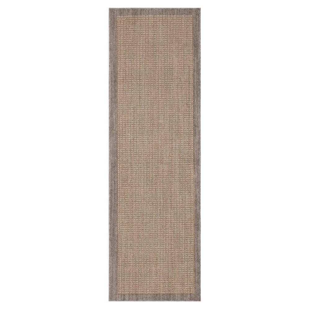 Tanner Pewter 2 ft. x 7 ft. Machine Washable Runner Rug price history on PriceWatchPro