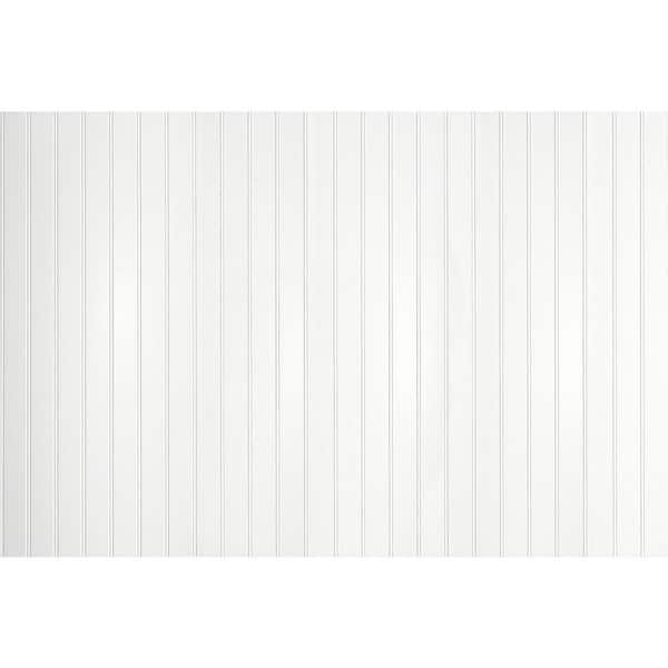 DPI DECORATIVE PANELS INTERNATIONAL  sq. ft. 3/16 in. x 48 in. x 32  in. EZ Paintable Bead Wainscot Hardboard Panel HD14732481 - The Home Depot