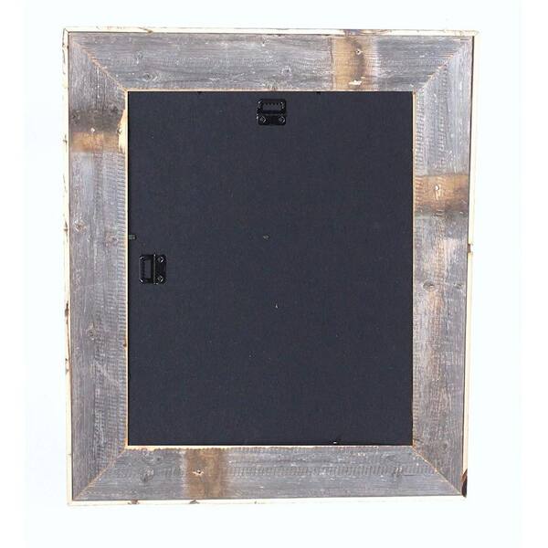 Rustic Farmhouse Artisan 11x17 Robins Egg Blue Reclaimed Picture Frame, Size: 11 x 17