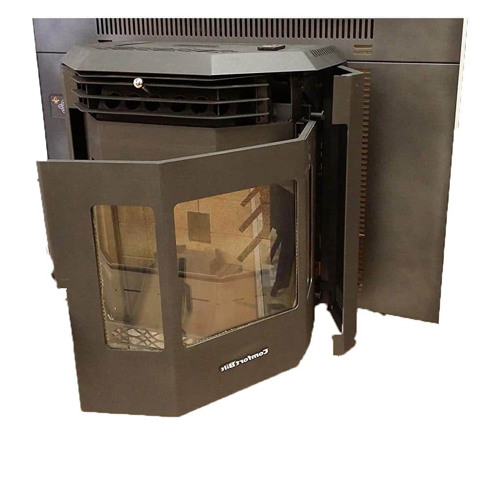 ComfortBilt Black Steel EPA Certified Pellet Stove Insert with Blower