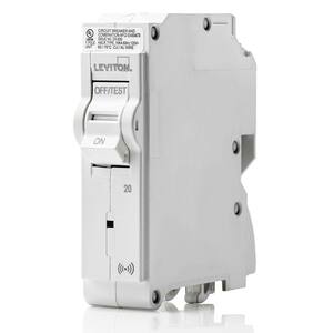 Leviton Smart Branch Circuit Breaker, AFCI/GFCI 1-Pole 20 Amp 120-Volt
