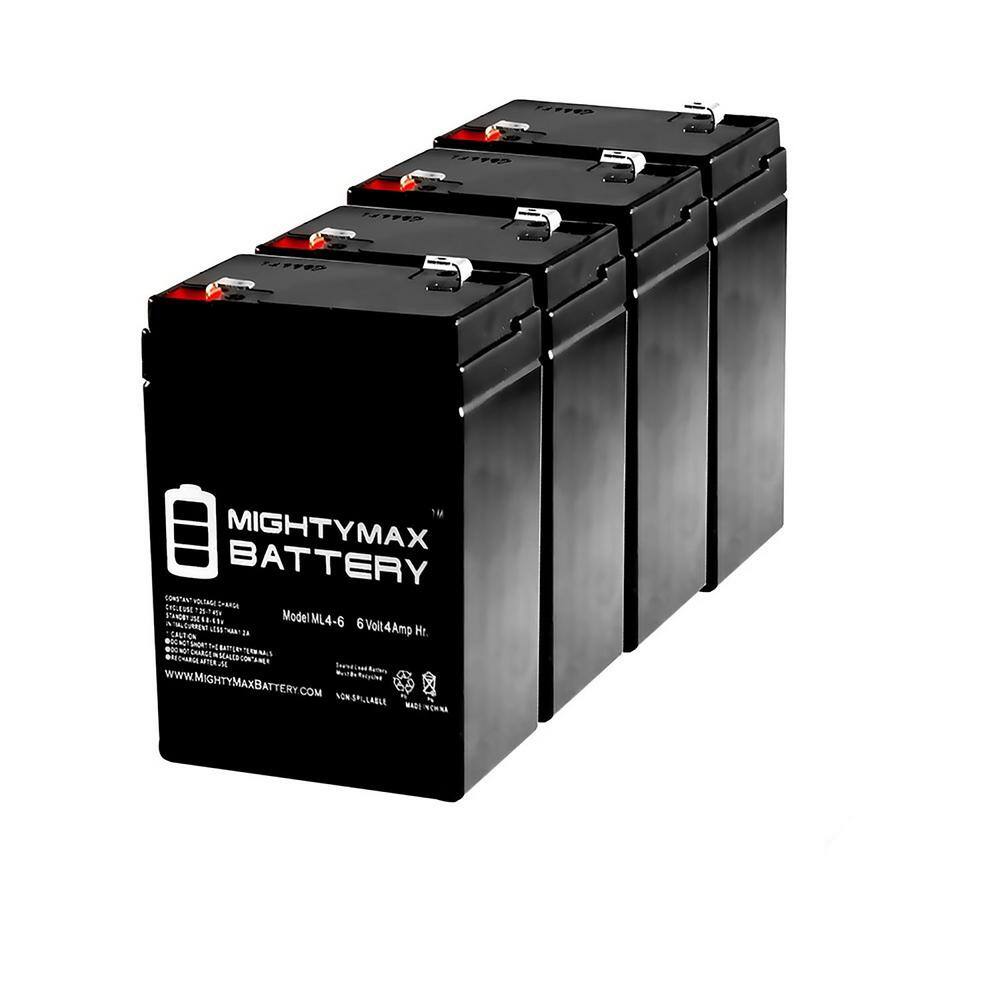 6V 4.5AH Battery Replaces Sonnenschein A50642k - 4 Pack