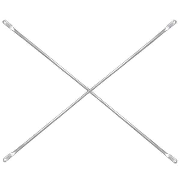 7 ft. x 2 ft. Galvanized Steel Cross Brace for Scaffolding Frames