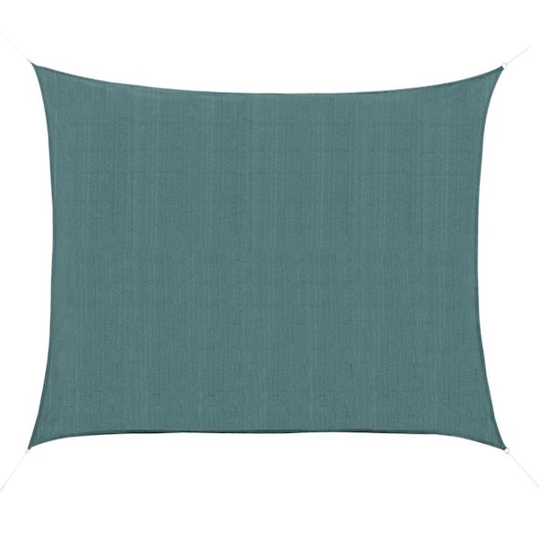 Outsunny 16 ft. x 20 ft. Green Rectangle Outdoor Patio Sun Sail Shade Canopy