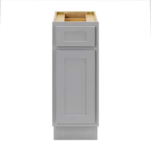 12 in. W x 21 in. D x 32.5 in. H 1-Drawer Bath Vanity Cabinet Only in Gray