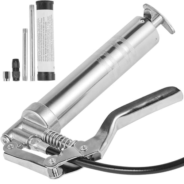 Pistol Grip Grease Gun, 3500 PSI, 4 oz. / 120 CC Capacity Heavy Duty Professional Grease Gun, with 11.65 in. Flexible