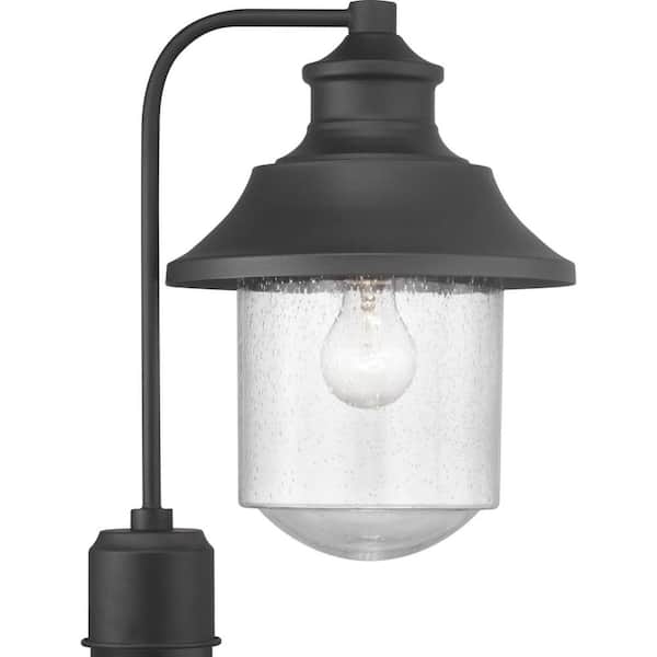 Progress Lighting Weldon 60-Watt 15.625-in Architectural Bronze Transitional Post Light Progress Lighting Weldon 60-Watt 15.625-in Architectural Bronze Transitional Post Light