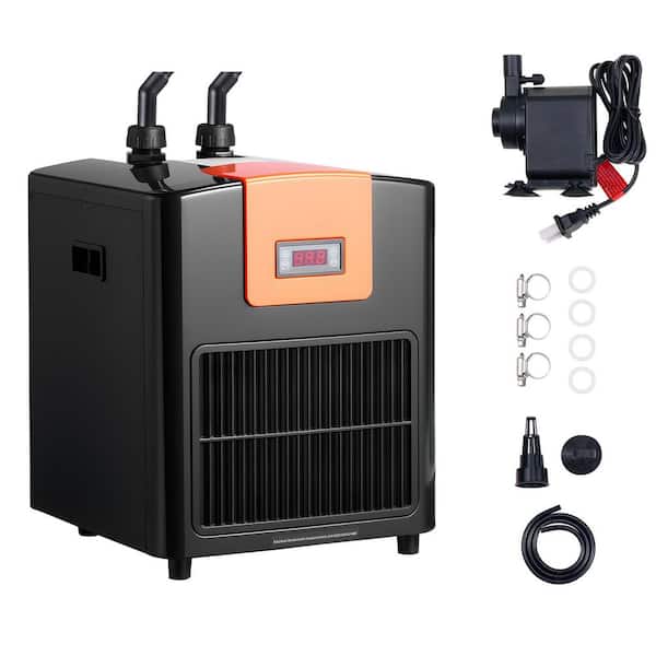 Aquarium Chiller 92 Gal., 1/4 HP Water Cooling System, Efficient Temperature Control for Fish Tanks, Titanium Evaporator