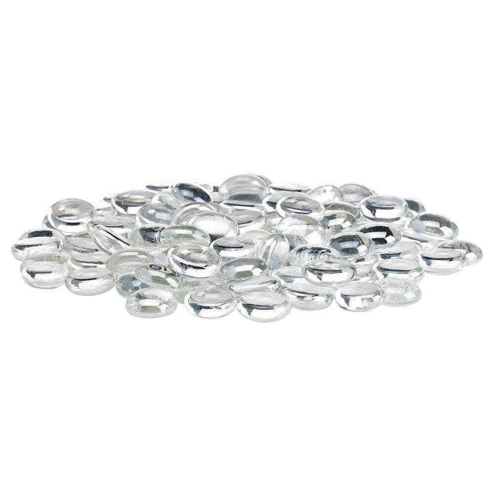 Glacier Ice Clear Glass Fire Beads for Fire Pits