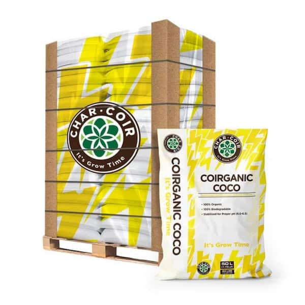 24 lb. (1.75 cu. ft. ) Coirganic Coco Organic Loose Coco Coir Soil Amendment Growing Medium (85-Pallet)