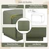 Christopher Knight Creston Olive Green 3-Drawer Nightstand