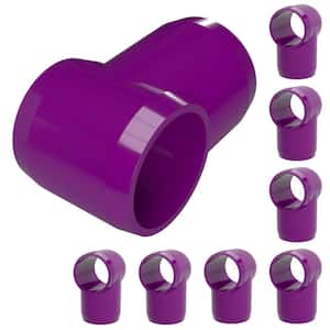 3/4 in. Furniture Grade PVC Slip Sling Tee in Purple (8-Pack)