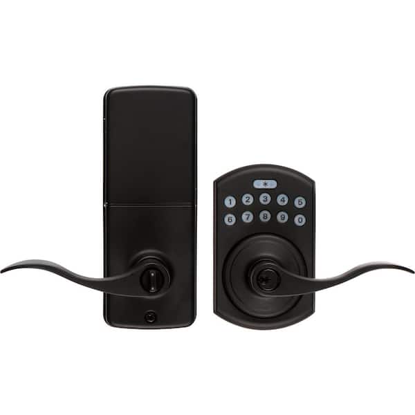 LP250 Black Digital Keypad Entry Door Lever