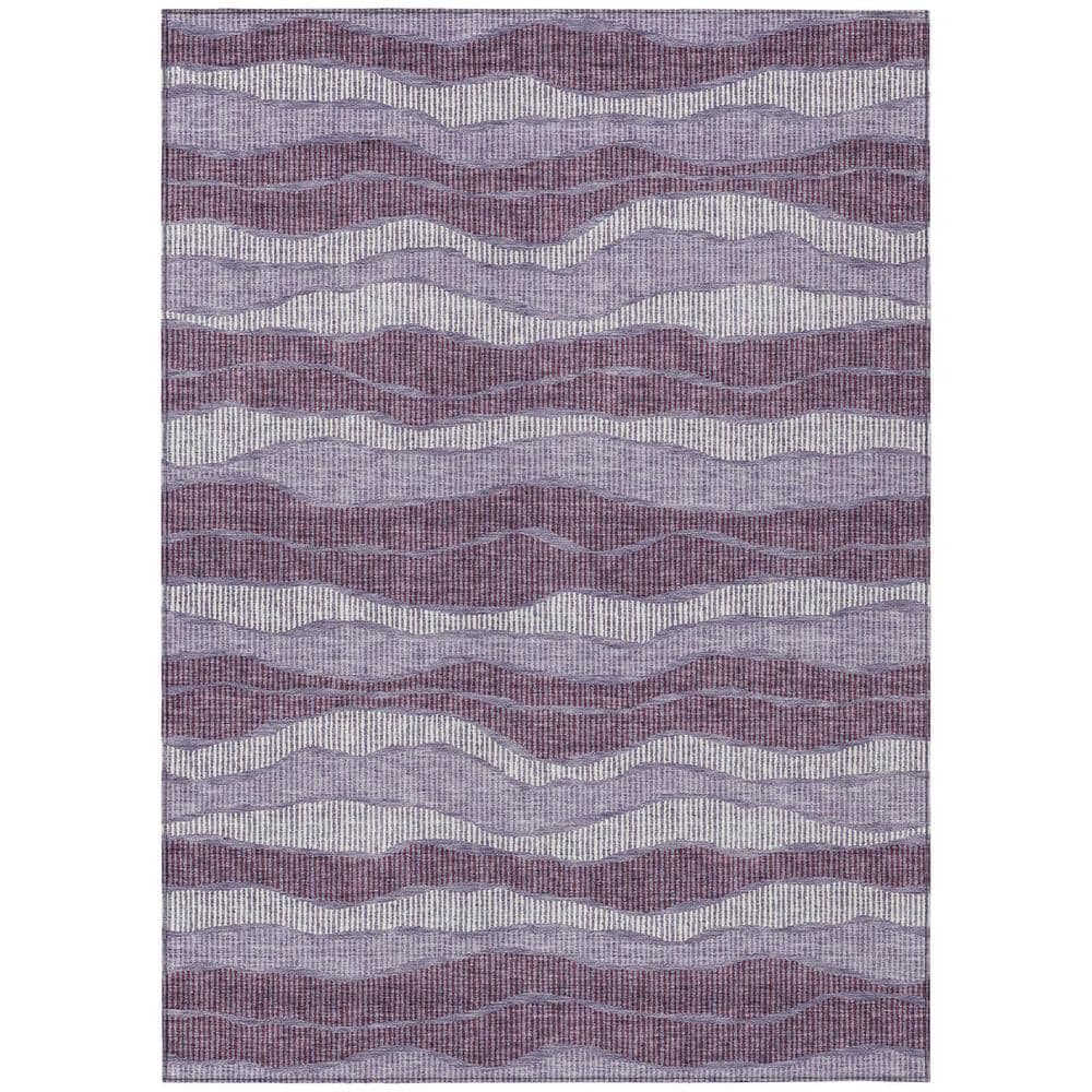 Chantille Machine Washable Indoor/Outdoor Abstract ACN2849 Lilac 9 ft. x 12 ft. Area Rug price history on PriceWatchPro