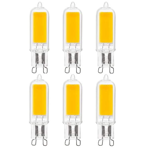 60-Watt Equivalent G9 UL Listed T4 LED Light Bulb Daylight 5000K (6-Pack)