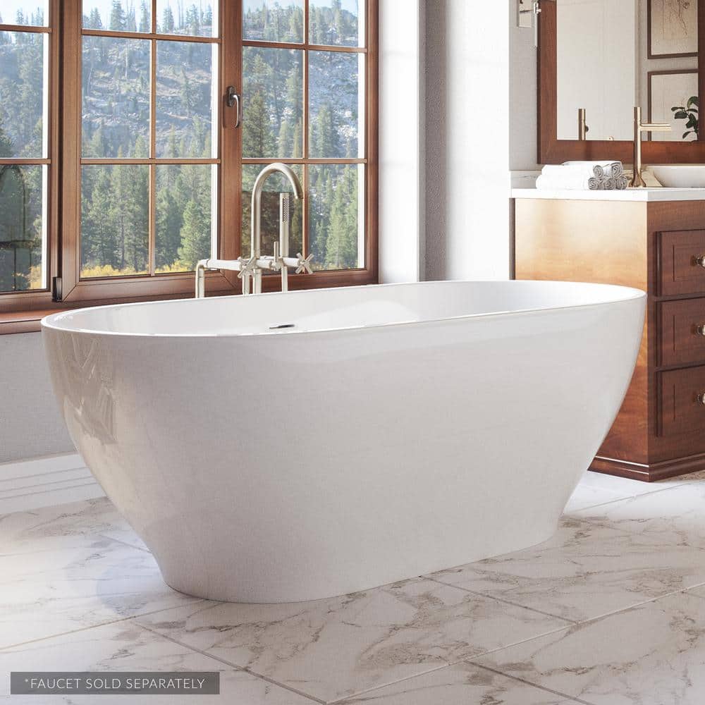 PELHAM & WHITE WIDE Series Palisades 67 in. Acrylic Oval