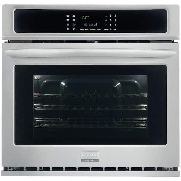 Frigidaire 30 in. Single Electric Wall Oven Self-Cleaning with Convection in Stainless Steel