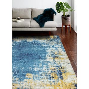 Everek Multi 8 ft. x 10 ft. (7'6" x 9'6") Abstract Transitional Area Rug