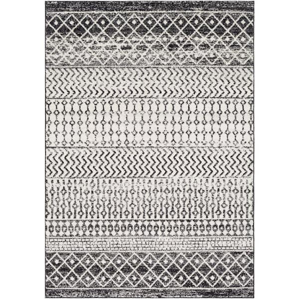2 Ft X 3 Area Rug S00151077094, Black And White Rugs