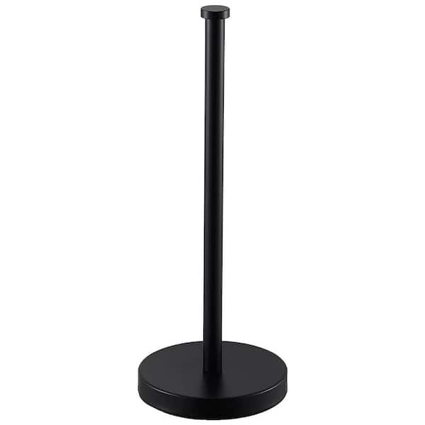 Black Freestanding Toilet Paper Holder, Stainless Steel Tissue