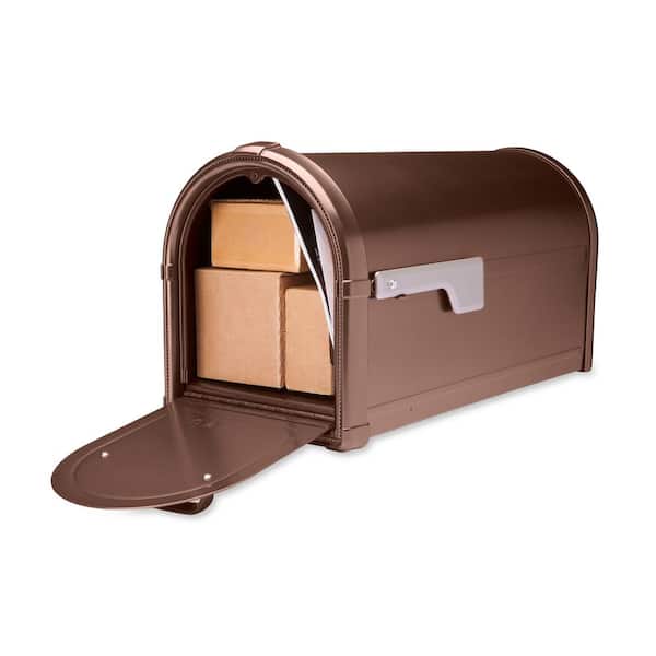 Hillsborough Post Mount Mailbox Copper