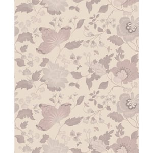 Vittoria Rose Floral Vinyl Wallpaper