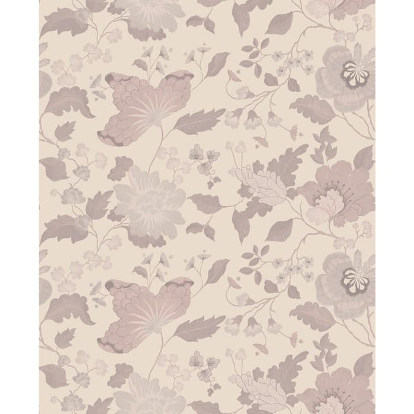 Sirpi Vittoria Rose Floral Vinyl Wallpaper
