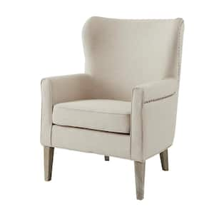 Halford Natural Wingback Chair