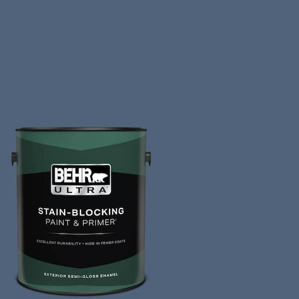 BEHR ULTRA 1 gal. #PMD-64 Evening Symphony Semi-Gloss Enamel Exterior Paint & Primer