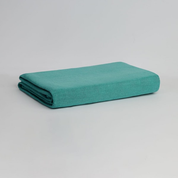Lintex Gauze 52 in. x 70 in. Canton Solid 100% Cotton Tablecloth