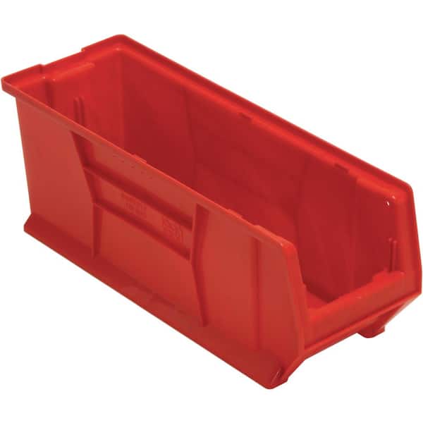 24 in. Hulk 16.20 qt. Stack Bin in Red (6-Pack)