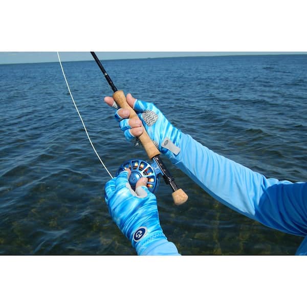 Flying Fisherman Sunbandit Pro Series Gray Water Fishing Gloves L-XL  G2200-L/XL - The Home Depot