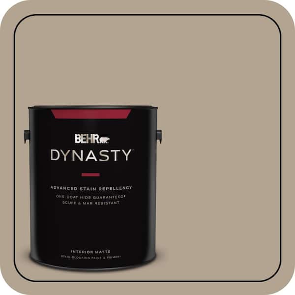 BEHR DYNASTY 1 gal. #T11-7 Fretwire Matte Interior Stain-Blocking Paint & Primer