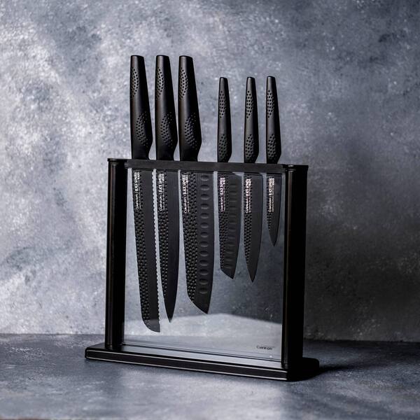Cuisine::pro iD3 BLACK SAMURAI 7-Piece Stainless Steel Knife Set