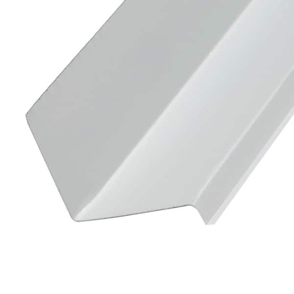 Amerimax Home Products .76 in. x 8 ft. White Aluminum Drip Cap Flashing