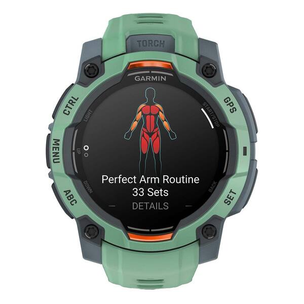 【2025年最新】大人気ブランドの人気アイテム  Garmin Instinct Silicone with Smartwatch GPS mm 45 Amoled 3 ウォーキング・ランニングウェア