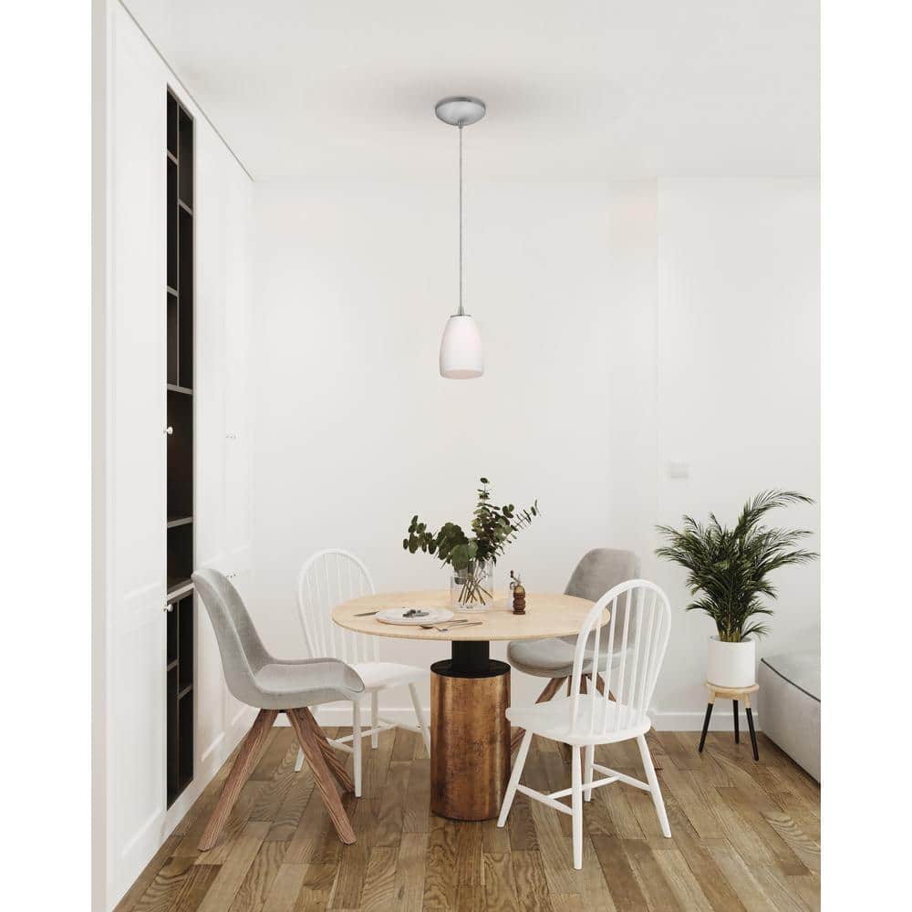Opal Glass Dome Pendant Shade, 4.5 x 6 Inches