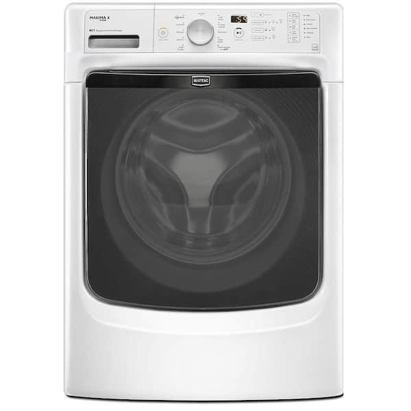Maytag Maxima X 4.1 cu. ft. High-Efficiency Front Load Washer with Steam in White, ENERGY STAR