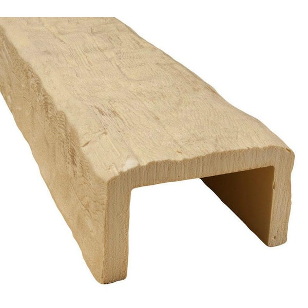 American Pro Decor 5-1/8 in. x 8 in. x 12.75 ft. Unfinished Faux Wood Beam