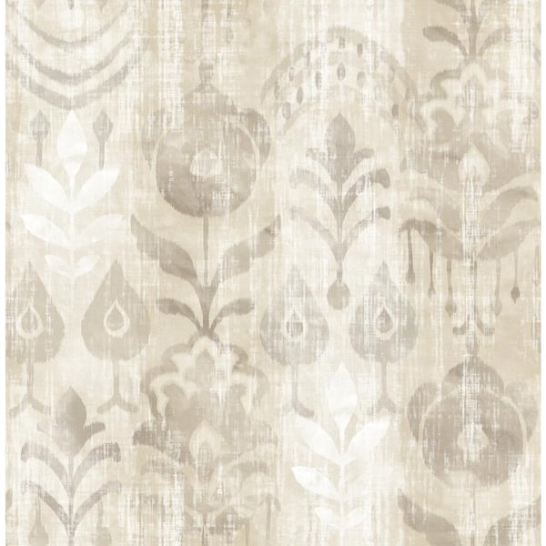 A-Street Prints Pavord Floral Shibori Multi-Colored Nonpasted Non Woven Wallpaper Sample