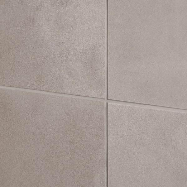 Ivy Hill Tile Luxury Ribbed Gray 23.62 in. x 47.24 in. Matte
