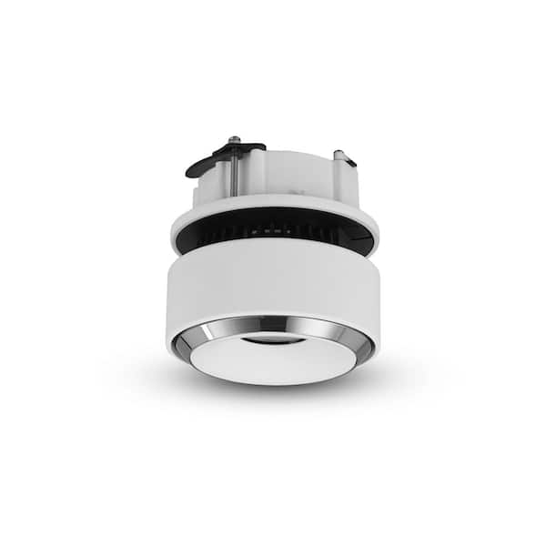 VONN Lighting Orbit 4.25 in. Adjustable Downlight New Construction 3000K 100-277V ETL Certified IC Rated LED Recessed Light Kit White