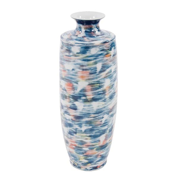 Marley Forrest Brushed Blue Ceramic Flared Vase