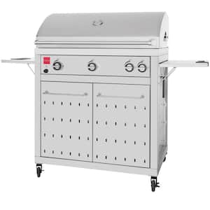 Premium 4-Burner Natural Gas Grill in 304 Stainless Steel