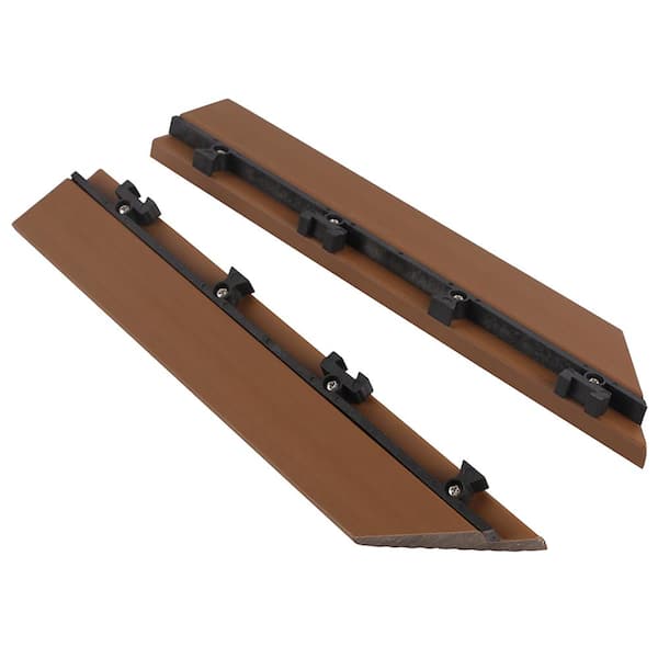 NewTechWood 1/6 ft. x 1 ft. Quick Deck Composite Deck Tile Inside