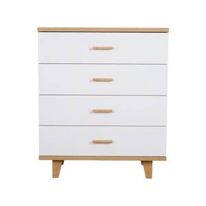 HOMESTYLES Naples 4-Drawers White Chest of Drawers 36 in. x 36 in. x 16 ...